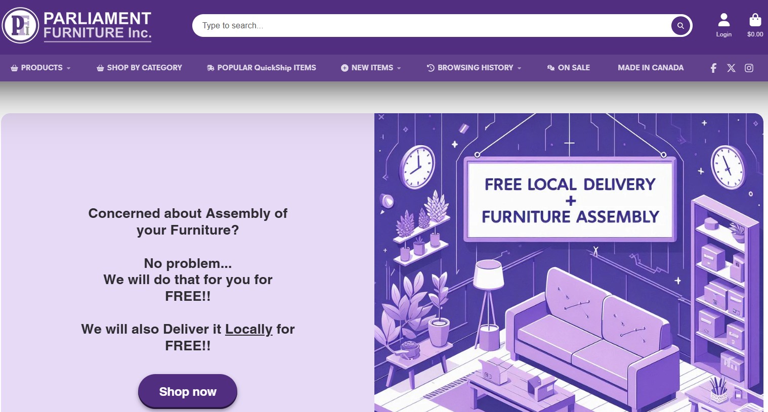 Parliament Furniture Inc.